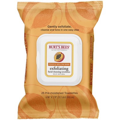 Burt’s Bees Exfoliating Facial Cleansing Towelettes