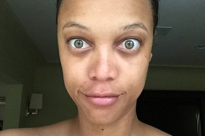 Tyra Banks Selfie No Makeup