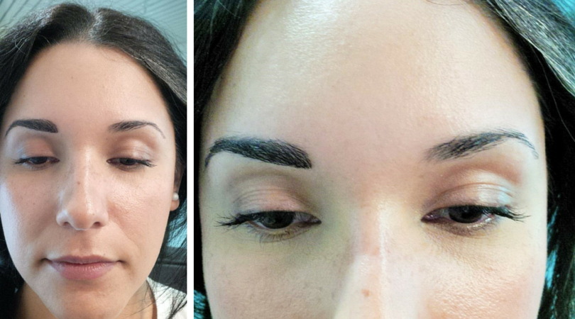 Eyebrow Extensions - During