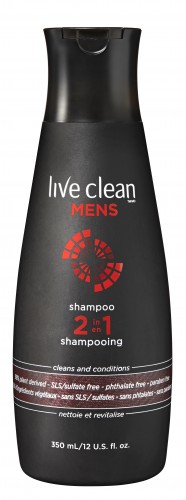 Live Clean Mens 2 in 1 Shampoo